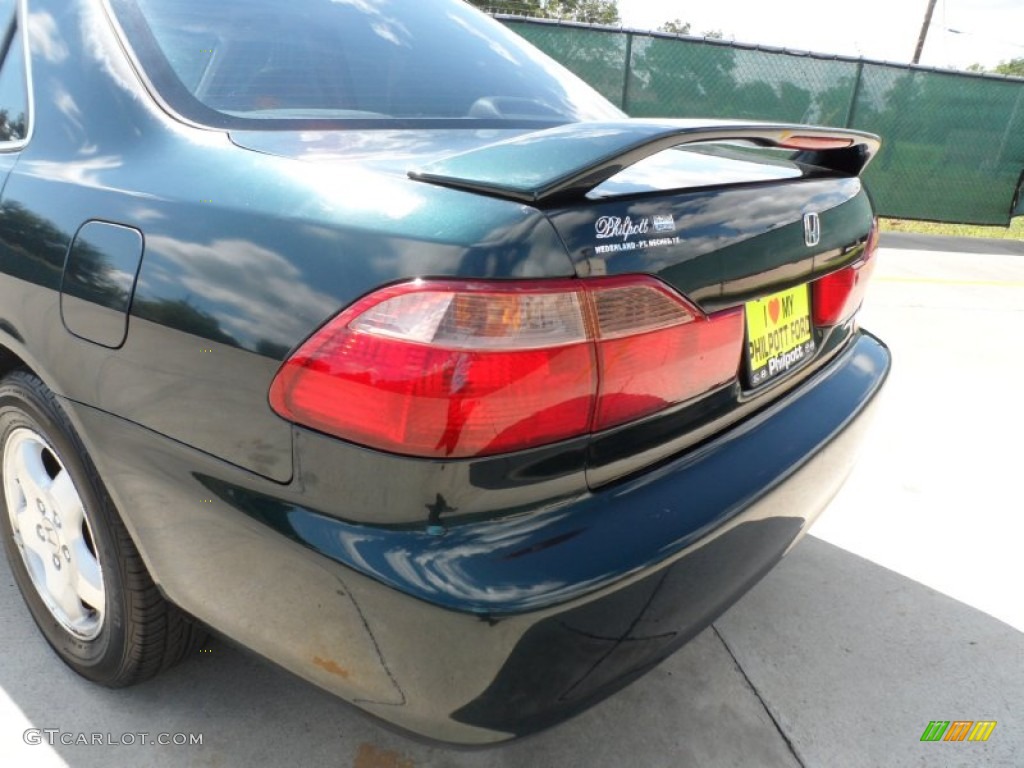 1998 Accord EX V6 Sedan - Dark Emerald Pearl / Ivory photo #24