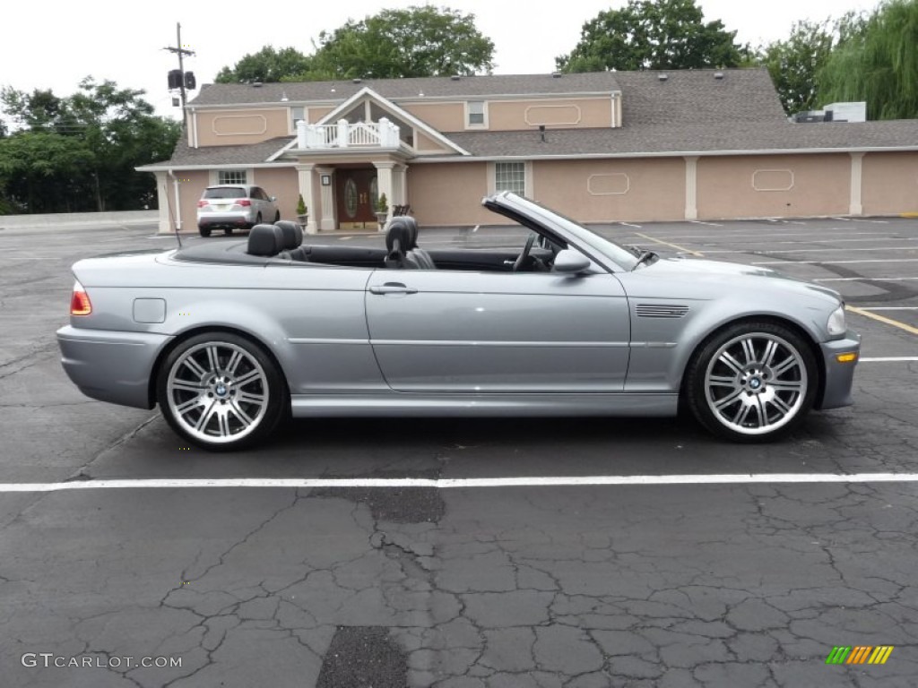 2005 M3 Convertible - Silver Grey Metallic / Black photo #2