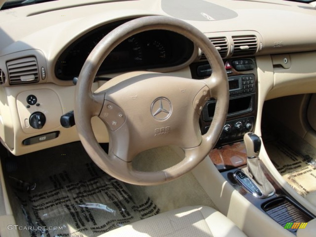 2001 C 240 Sedan - Midnight Blue / Java photo #9