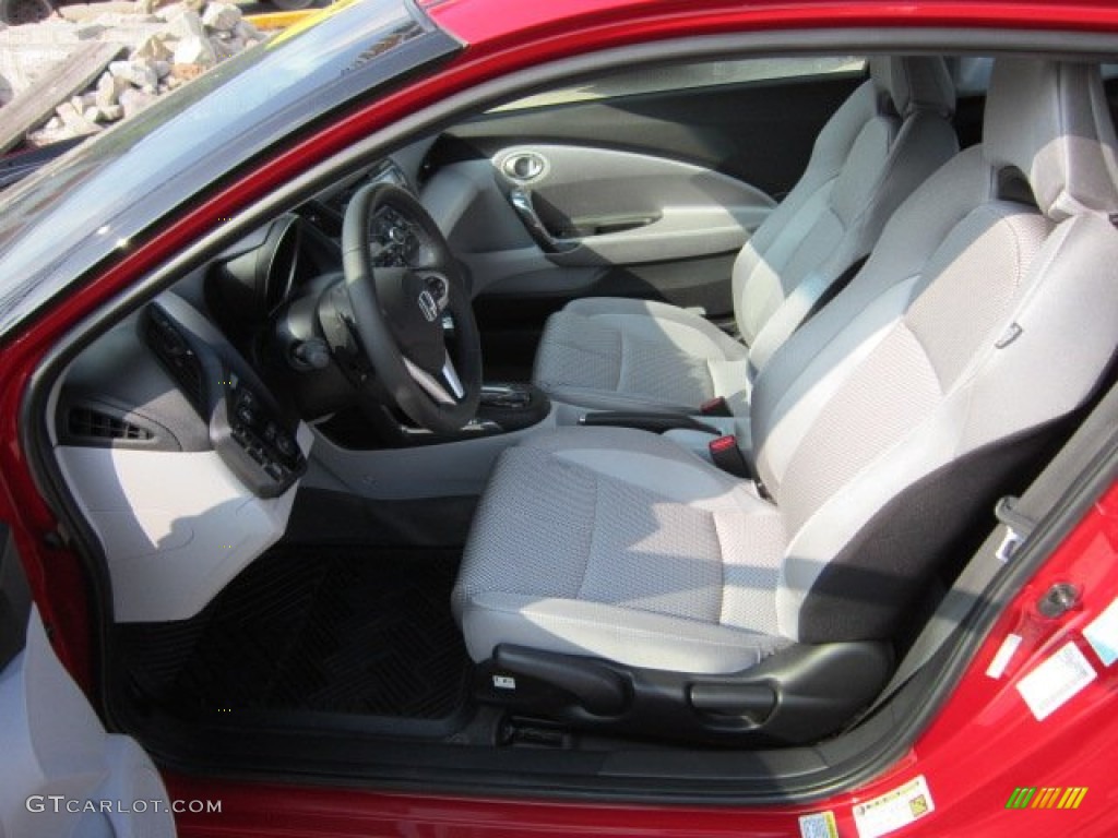 Gray Fabric Interior 2011 Honda CR-Z EX Sport Hybrid Photo #52659960