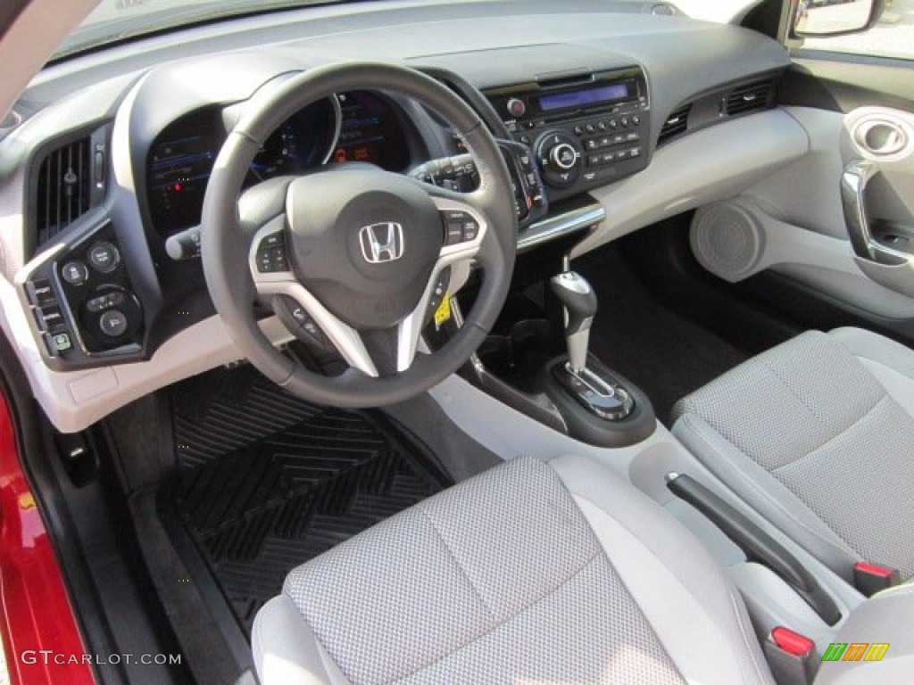 Gray Fabric Interior 2011 Honda CR-Z EX Sport Hybrid Photo #52659978