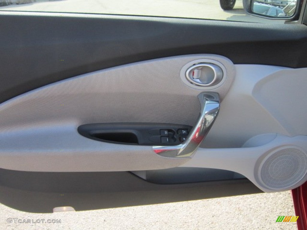 2011 Honda CR-Z EX Sport Hybrid Gray Fabric Door Panel Photo #52659993