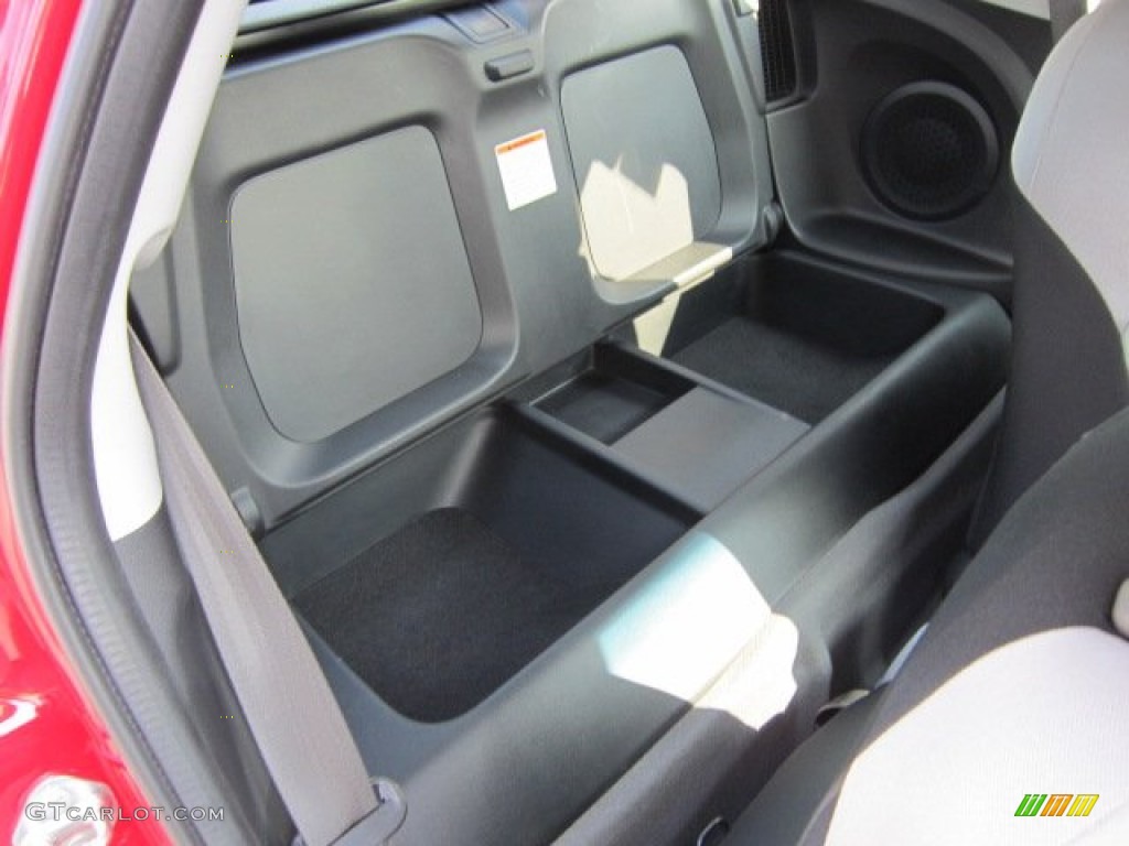 Gray Fabric Interior 2011 Honda CR-Z EX Sport Hybrid Photo #52660068