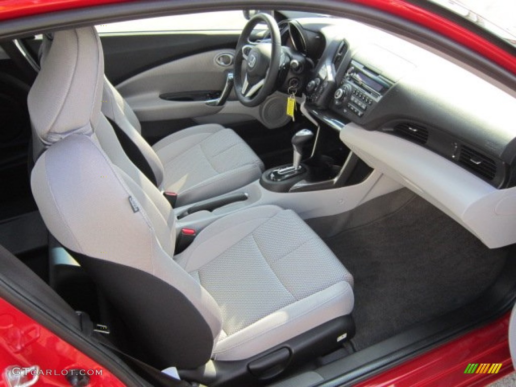 Gray Fabric Interior 2011 Honda CR-Z EX Sport Hybrid Photo #52660083