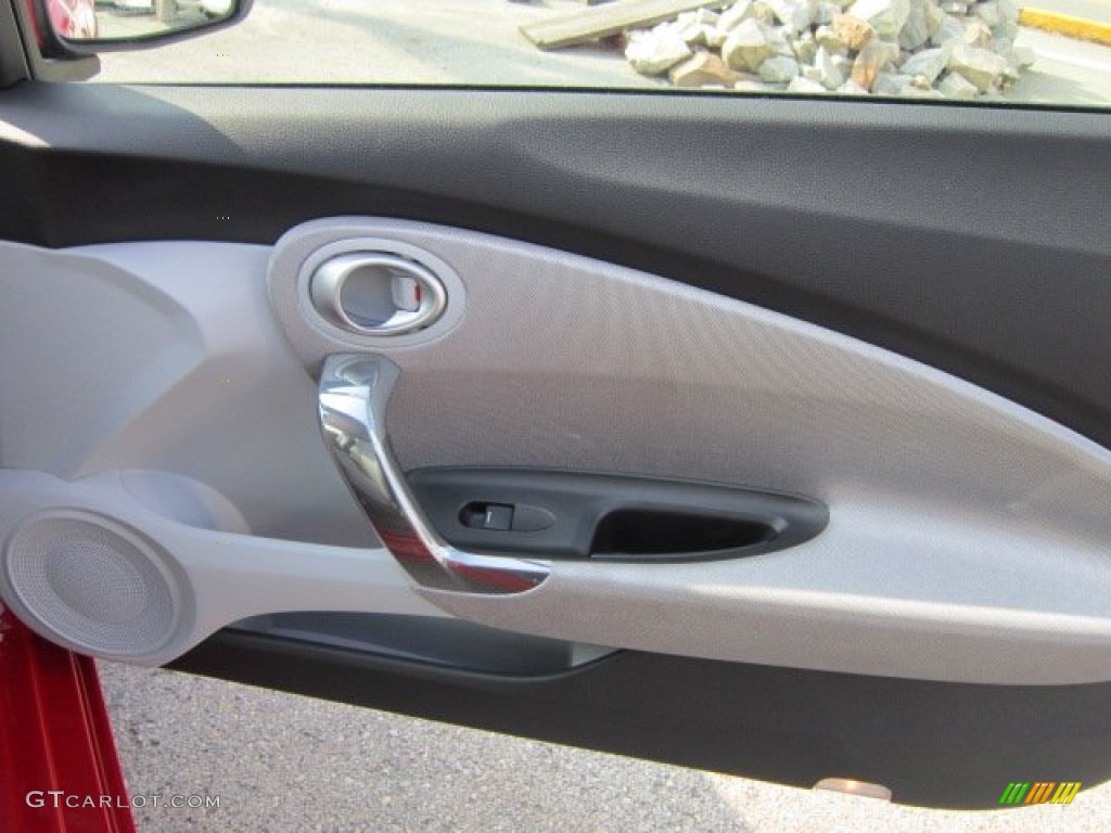 2011 Honda CR-Z EX Sport Hybrid Gray Fabric Door Panel Photo #52660098