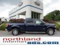 2011 Dark Blue Pearl Metallic Ford F150 XLT SuperCrew 4x4  photo #1