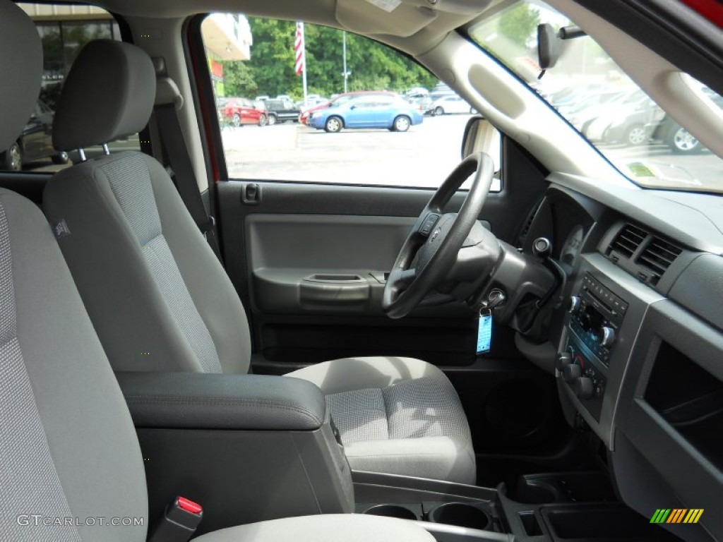 Dark Slate Gray/Medium Slate Gray Interior 2008 Dodge Dakota SLT Crew Cab 4x4 Photo #52661349