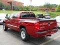 2008 Inferno Red Crystal Pearl Dodge Dakota SLT Crew Cab 4x4  photo #15