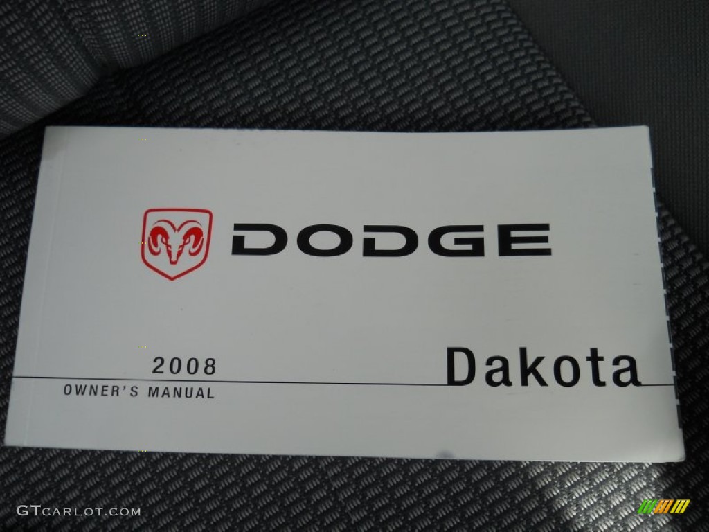 2008 Dodge Dakota SLT Crew Cab 4x4 Books/Manuals Photo #52661541