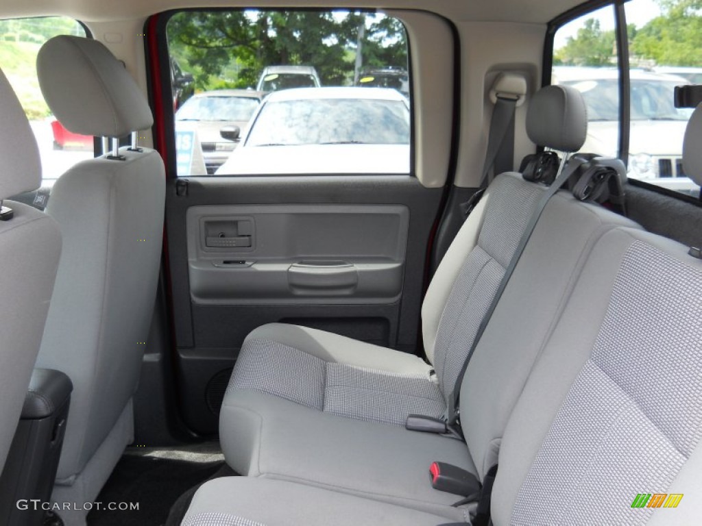 Dark Slate Gray/Medium Slate Gray Interior 2008 Dodge Dakota SLT Crew Cab 4x4 Photo #52661565