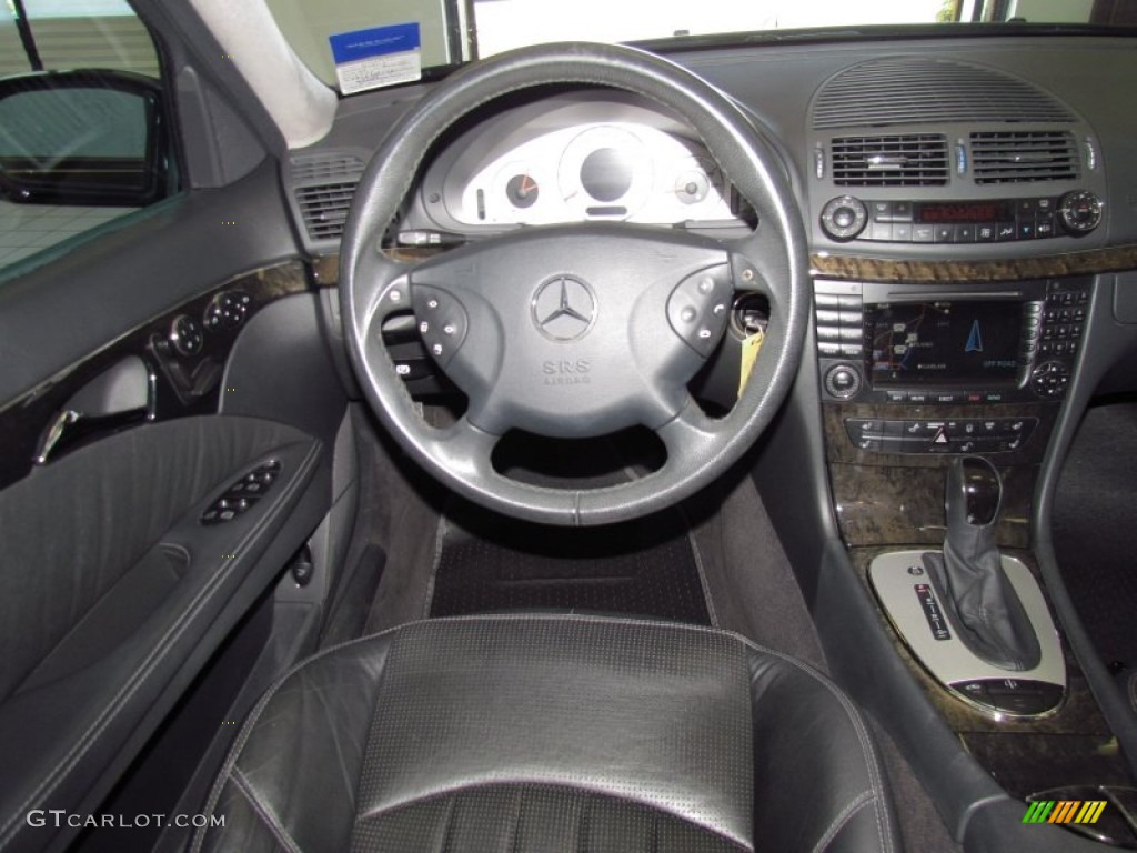 2004 Mercedes-Benz E 55 AMG Sedan Charcoal Dashboard Photo #52661583