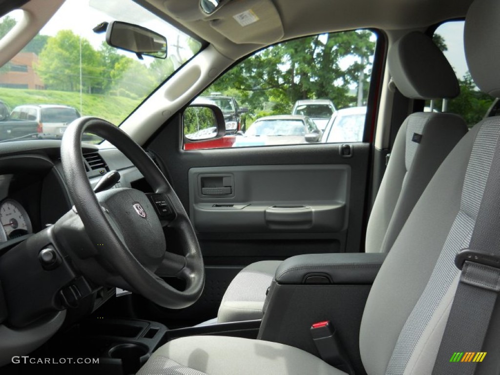 Dark Slate Gray/Medium Slate Gray Interior 2008 Dodge Dakota SLT Crew Cab 4x4 Photo #52661595