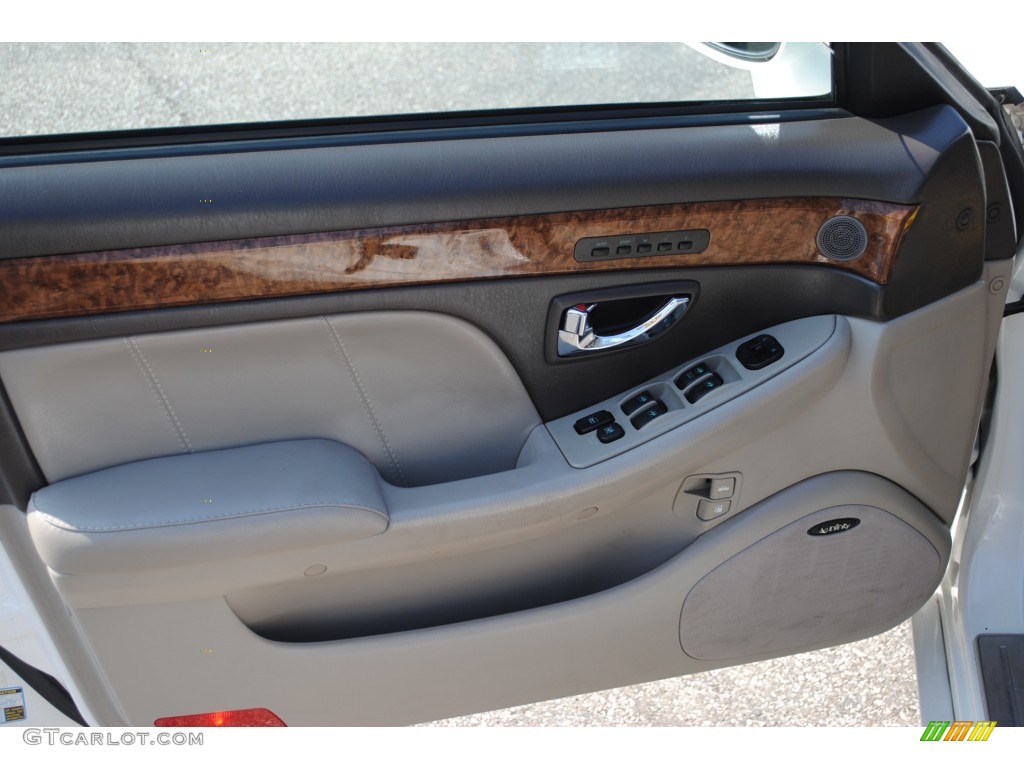 2004 XG350 L Sedan - Ivory Pearl / Beige photo #17