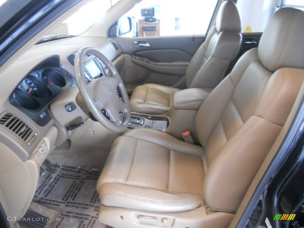 Saddle Interior 2001 Acura MDX Standard MDX Model Photo #52663528
