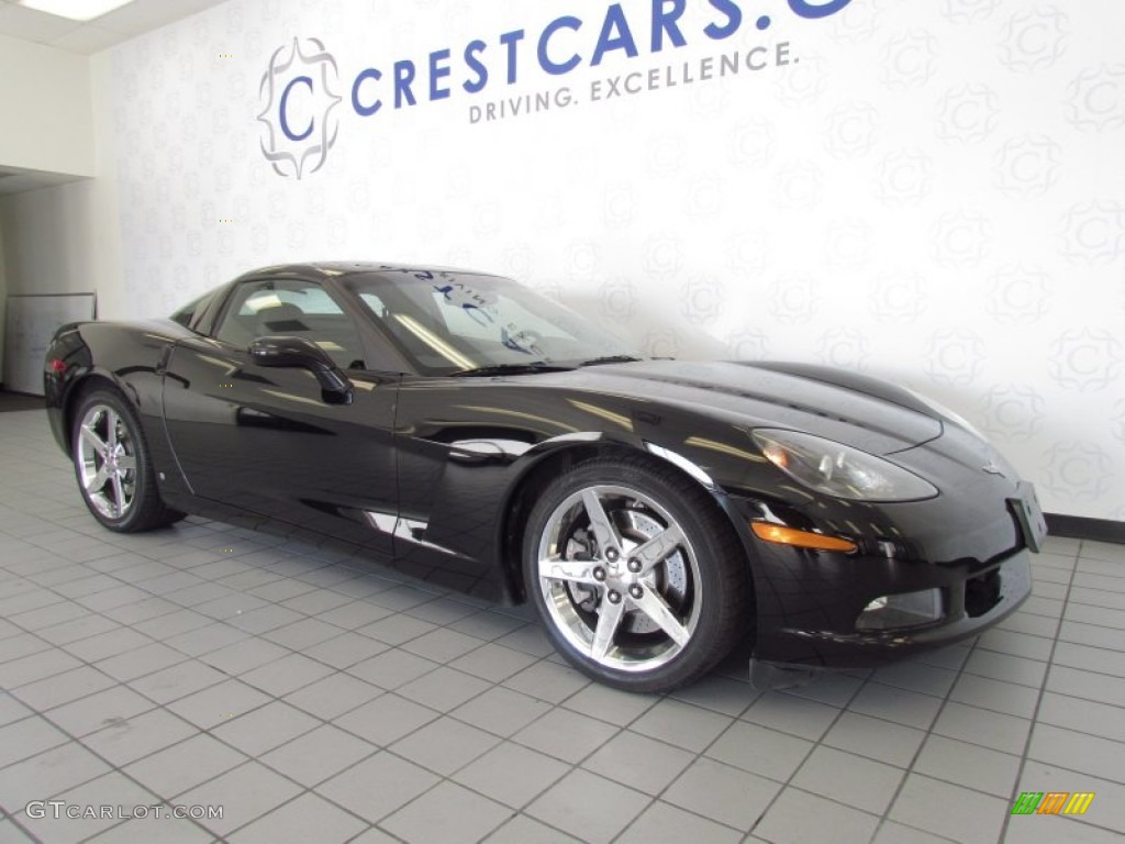 2007 Corvette Coupe - Black / Ebony photo #5
