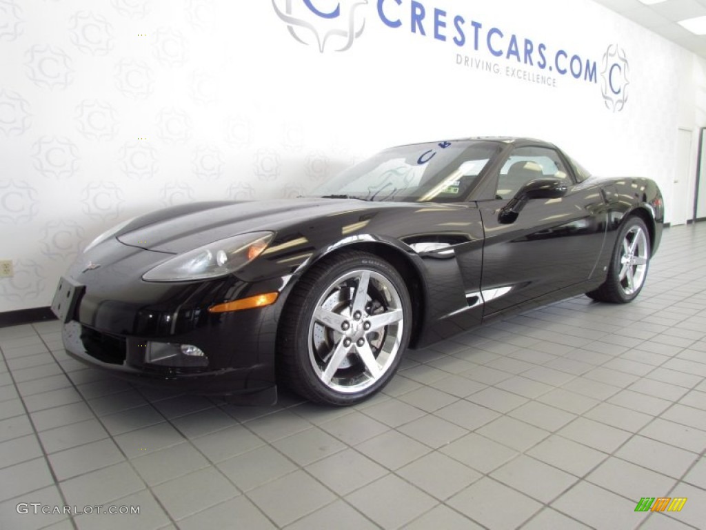 2007 Corvette Coupe - Black / Ebony photo #6