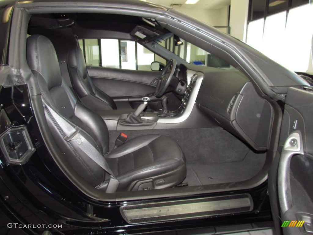 2007 Corvette Coupe - Black / Ebony photo #8