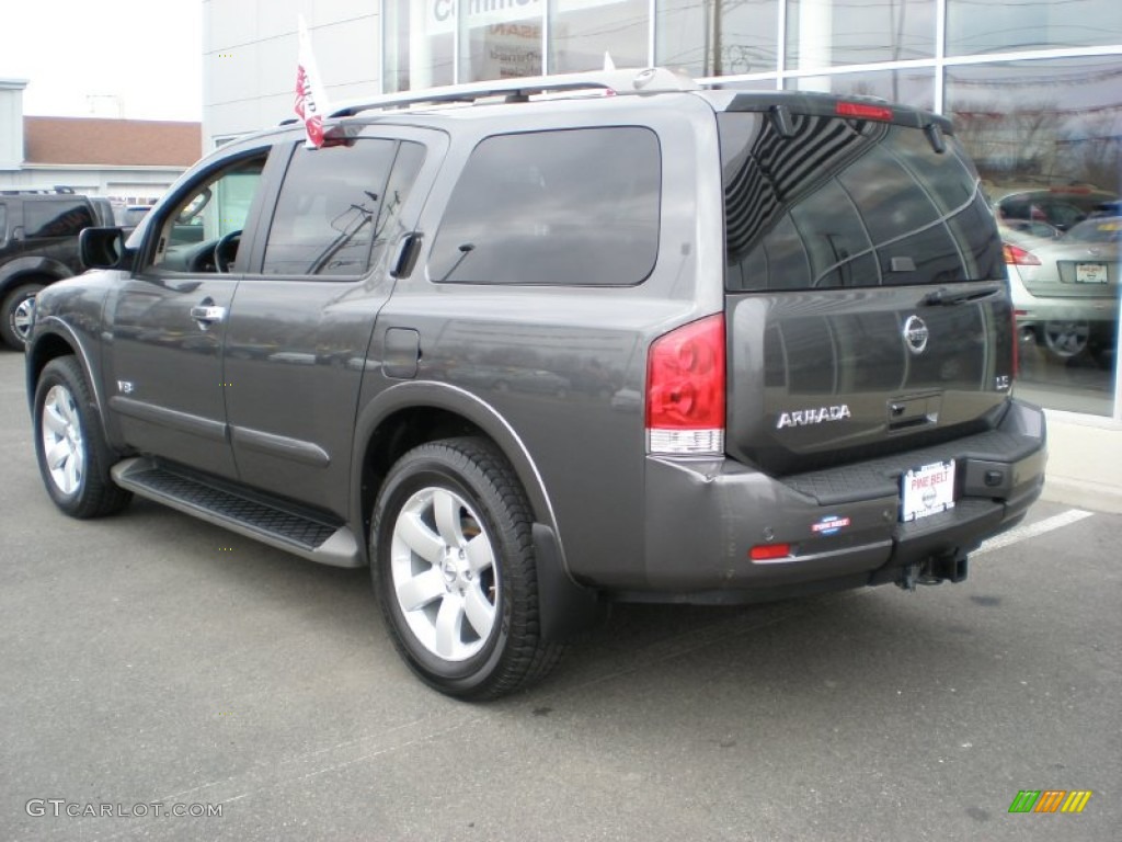 2008 Armada LE 4x4 - Smoke Gray / Charcoal photo #5