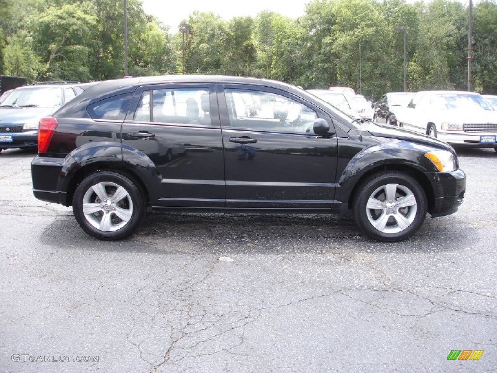 Brilliant Black Crystal Pearl 2010 Dodge Caliber Uptown Exterior Photo #52666000
