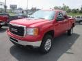 2011 Fire Red GMC Sierra 2500HD SLE Extended Cab 4x4  photo #3