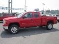 2011 Fire Red GMC Sierra 2500HD SLE Extended Cab 4x4  photo #4