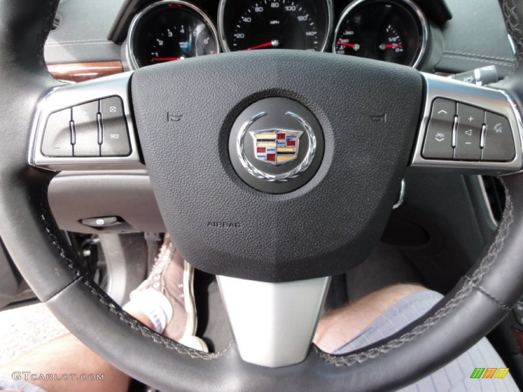 2010 CTS 3.6 Premium Sedan - Black Raven / Ebony photo #47