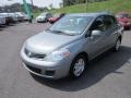 2010 Magnetic Gray Metallic Nissan Versa 1.8 S Sedan  photo #3