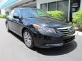 2011 Crystal Black Pearl Honda Accord EX-L Sedan  photo #1