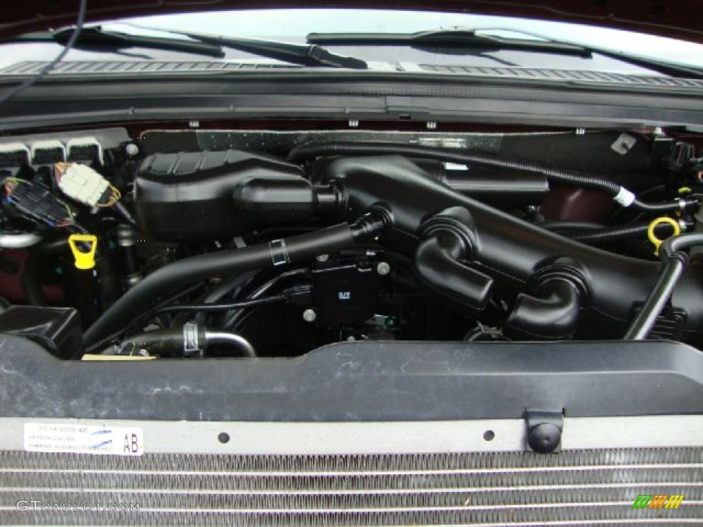 2009 Ford F250 Super Duty Lariat Crew Cab 4x4 6.8 Liter SOHC 30-Valve Triton V10 Engine Photo #52668022