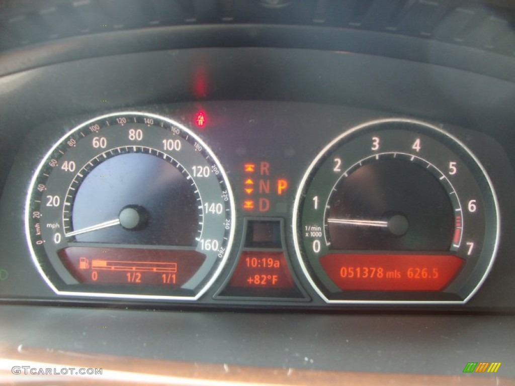 2007 BMW 7 Series 750i Sedan Gauges Photo #52668778