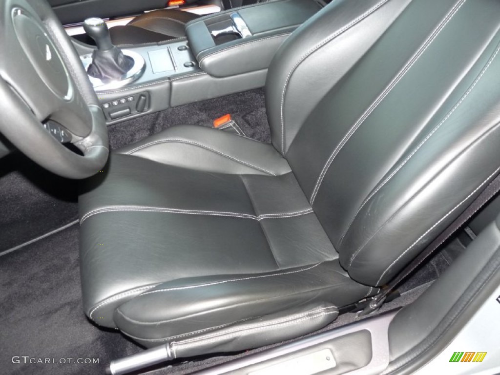 Obsidian Black Interior 2008 Aston Martin DB9 Coupe Photo #52669060
