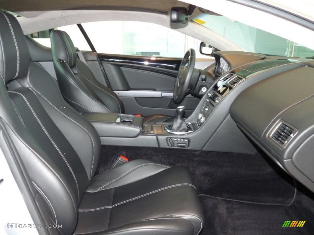 Obsidian Black Interior 2008 Aston Martin DB9 Coupe Photo #52669108