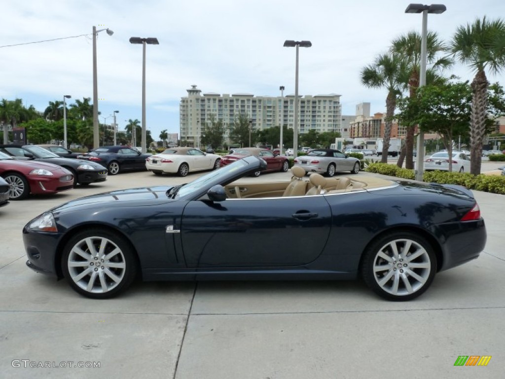 Indigo Metallic 2008 Jaguar XK XK8 Convertible Exterior Photo #52669351