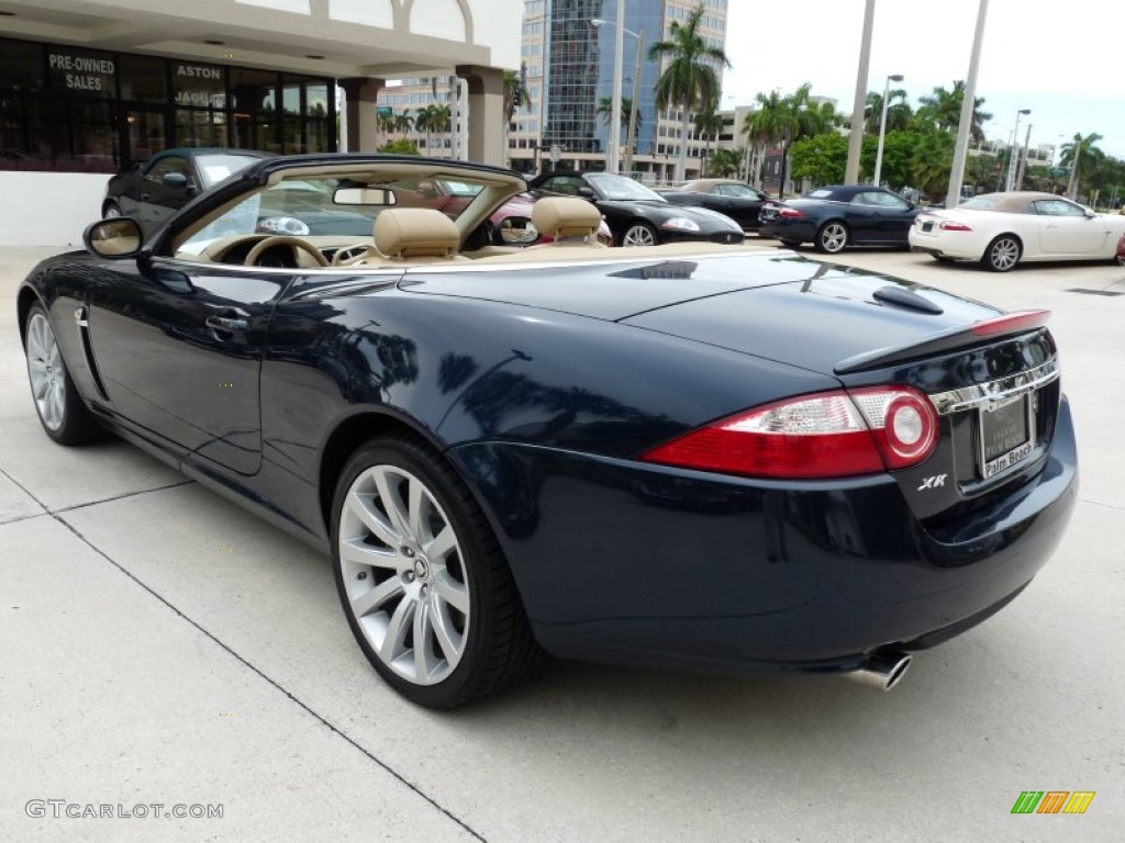 Indigo Metallic 2008 Jaguar XK XK8 Convertible Exterior Photo #52669381
