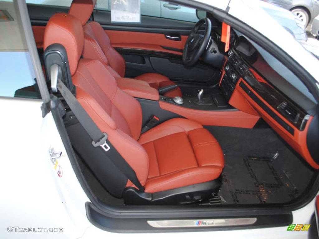 Fox Red Interior 2008 BMW M3 Convertible Photo #52669390