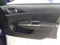 Carbon Black 2011 Subaru Impreza WRX Wagon Door Panel