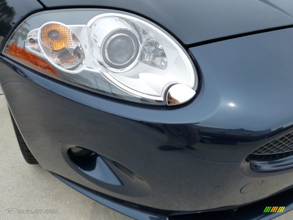 2008 XK XK8 Convertible - Indigo Metallic / Caramel photo #15