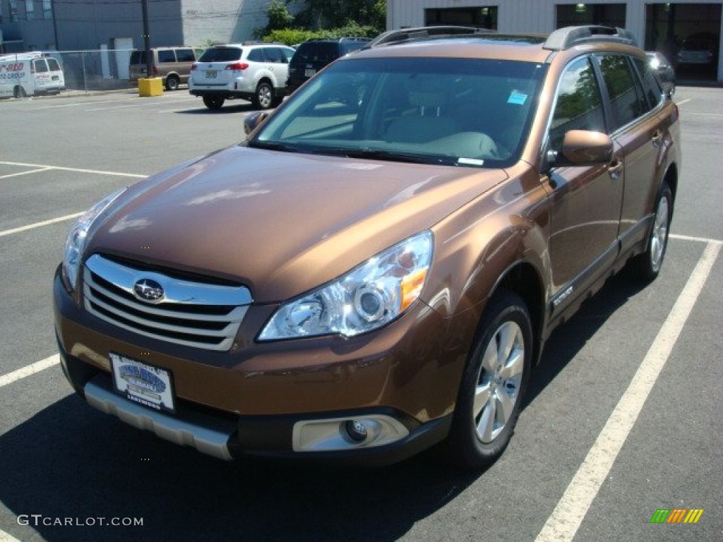 2011 Outback 3.6R Limited Wagon - Caramel Bronze Pearl / Warm Ivory photo #1