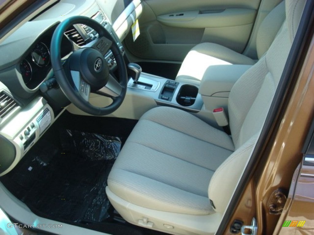 2011 Outback 2.5i Premium Wagon - Caramel Bronze Pearl / Warm Ivory photo #2