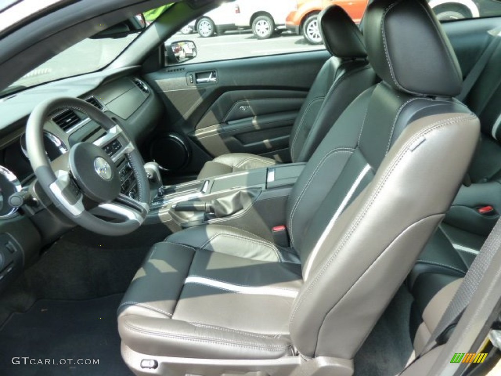 Charcoal Black/Cashmere Interior 2011 Ford Mustang GT Premium Coupe Photo #52670689