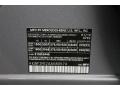 792: Palladium Silver Metallic 2010 Mercedes-Benz GL 350 BlueTEC 4Matic Color Code
