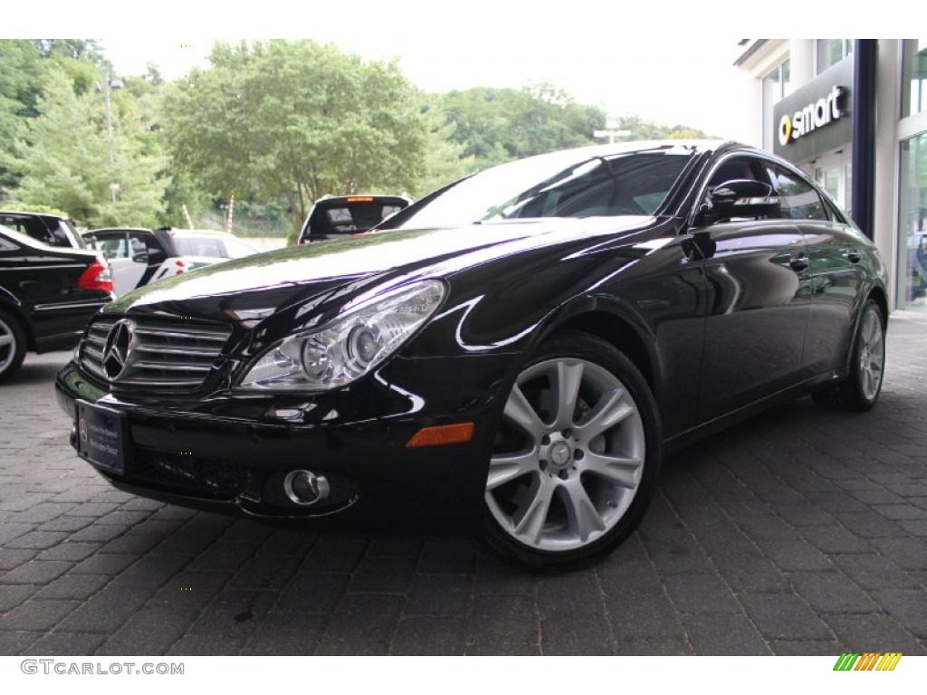 Black Mercedes-Benz CLS