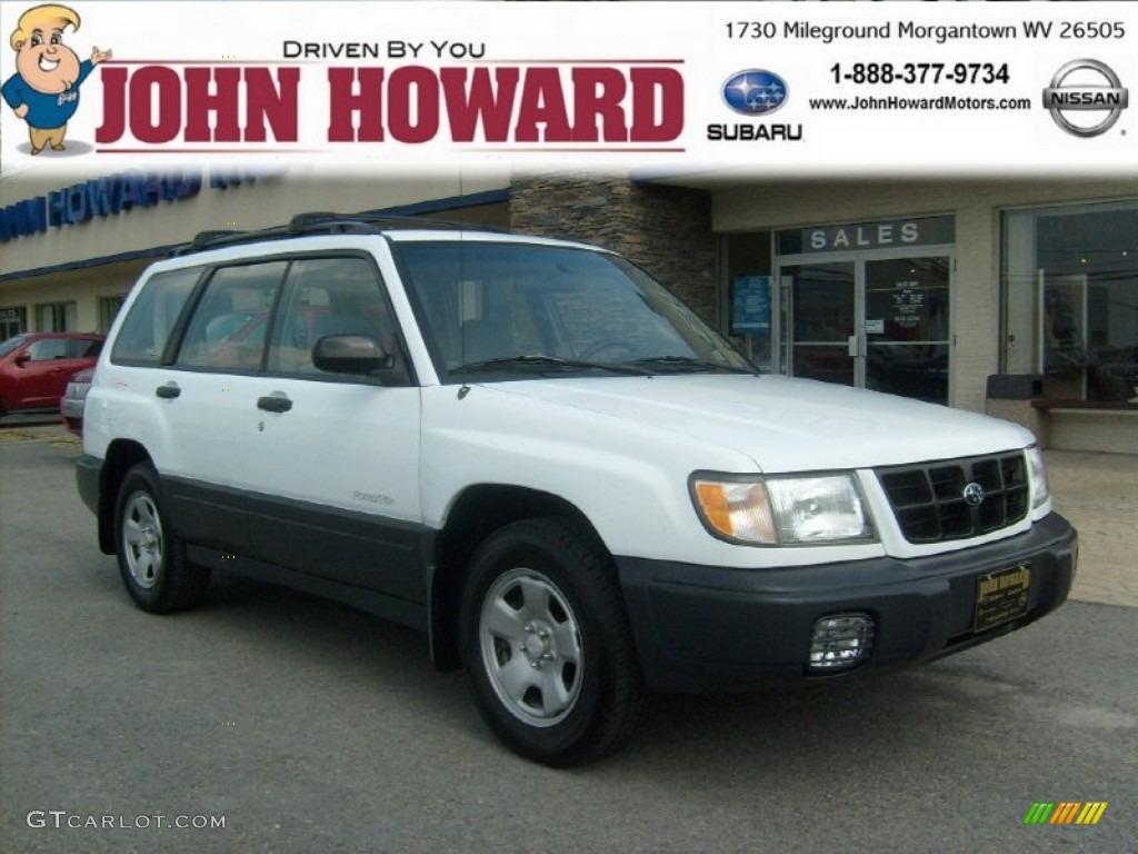 1999 Forester L - Aspen White / Gray photo #1