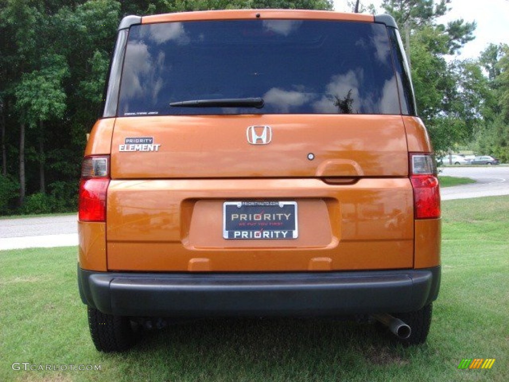 2008 Tangerine Orange Metallic Honda Element EX AWD 52658610 Photo 5