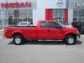 2009 Bright Red Ford F150 XL SuperCab 4x4  photo #12