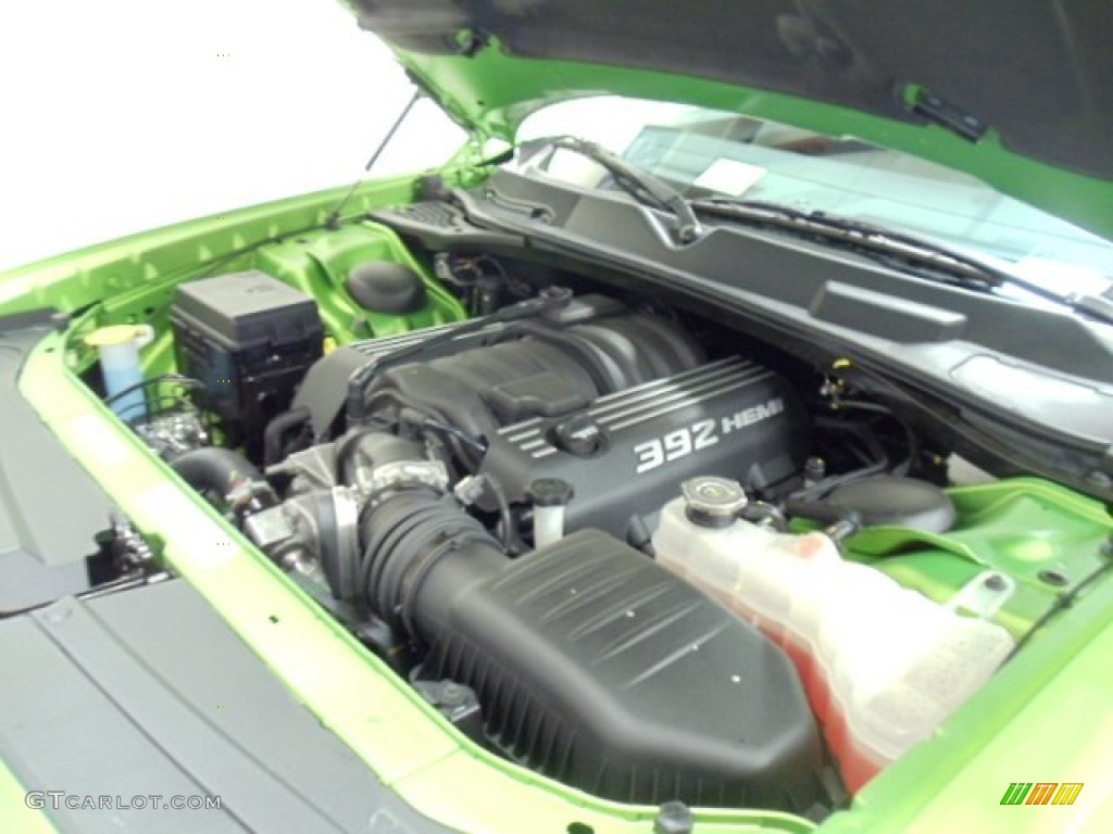 2011 Challenger SRT8 392 - Green with Envy / Dark Slate Gray photo #9