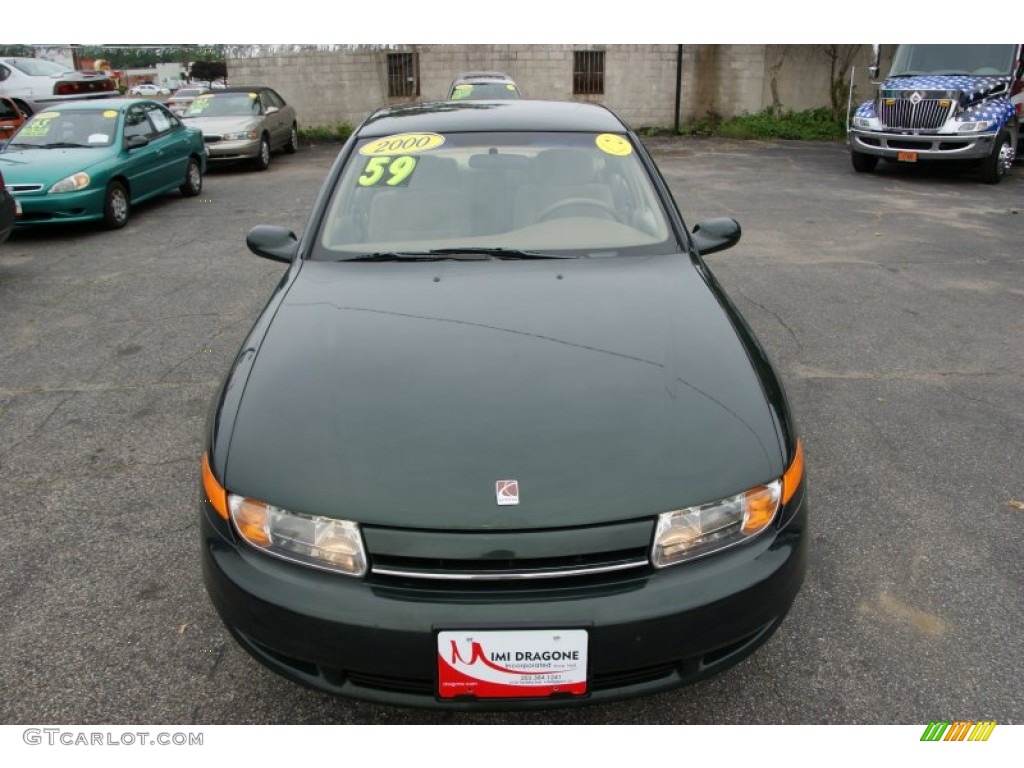 2000 L Series LS2 Sedan - Green / Medium Tan photo #2