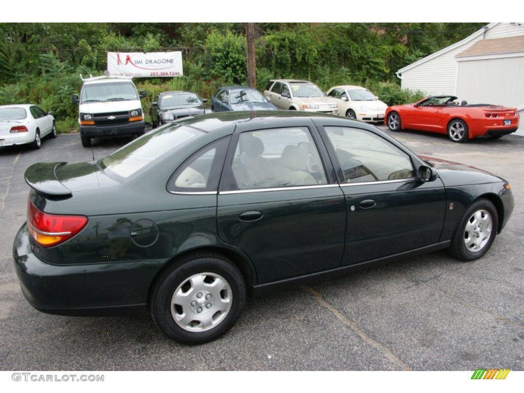 2000 L Series LS2 Sedan - Green / Medium Tan photo #4