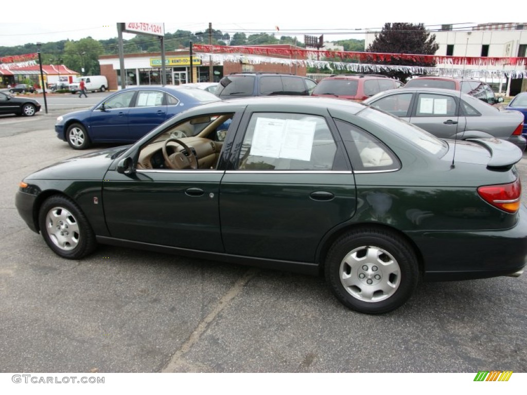 2000 L Series LS2 Sedan - Green / Medium Tan photo #6