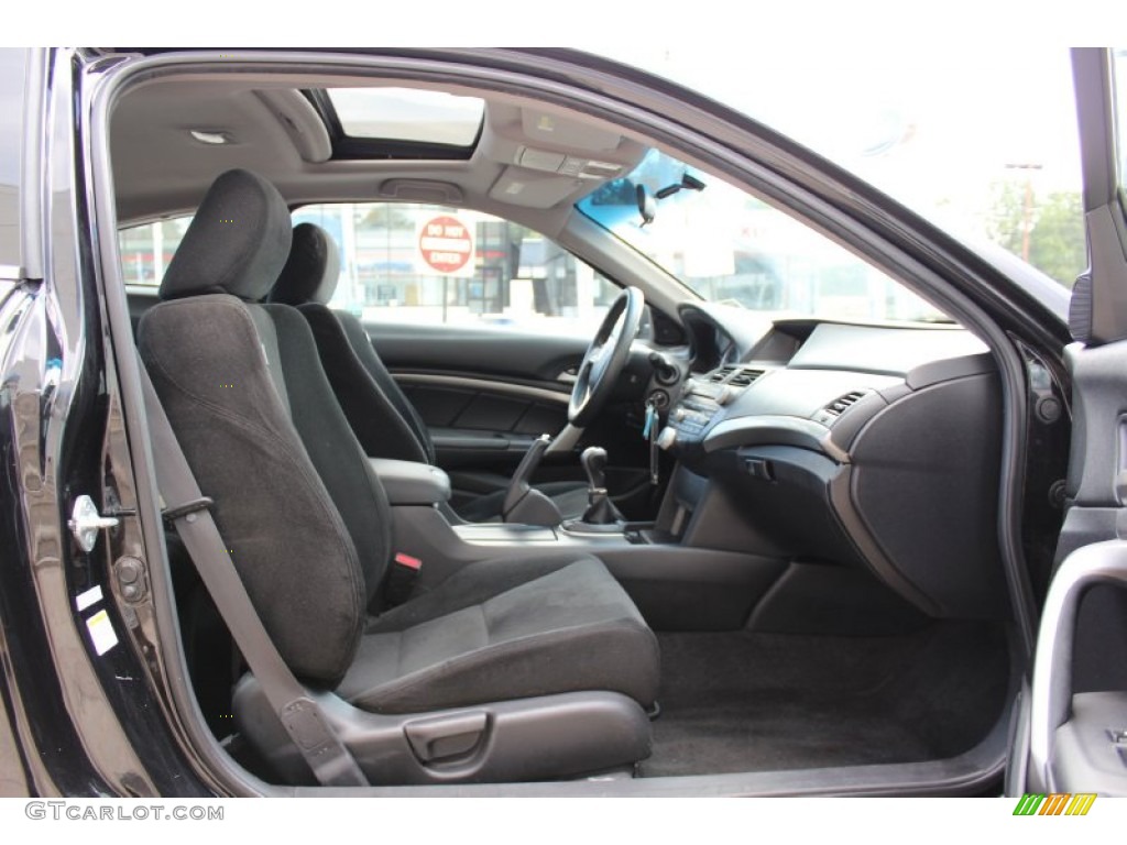 Black Interior 2008 Honda Accord EX Coupe Photo #52672972